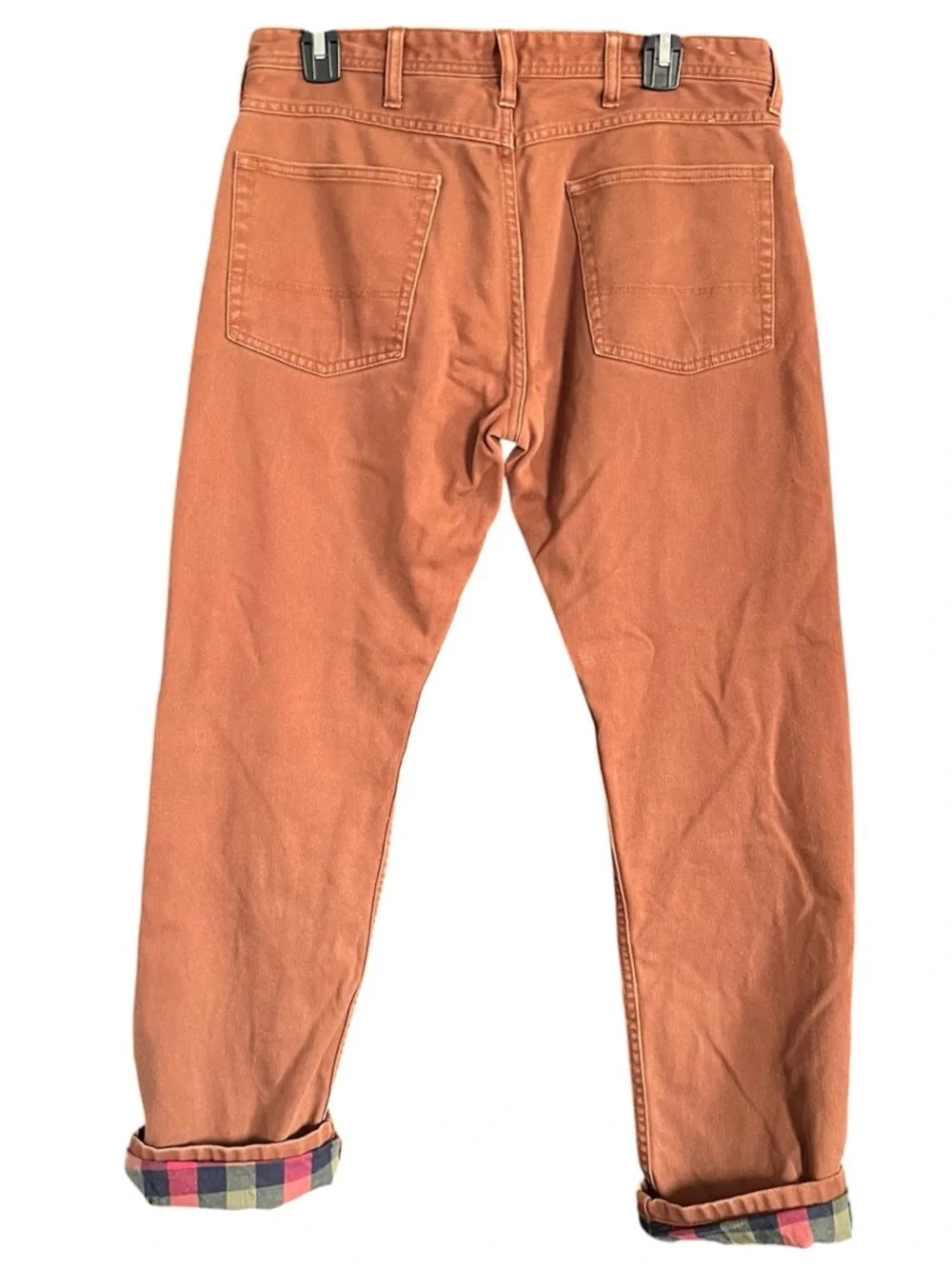 J Crew Men’s The Sutton Corduroy Pants Tan Plaid size 32x30